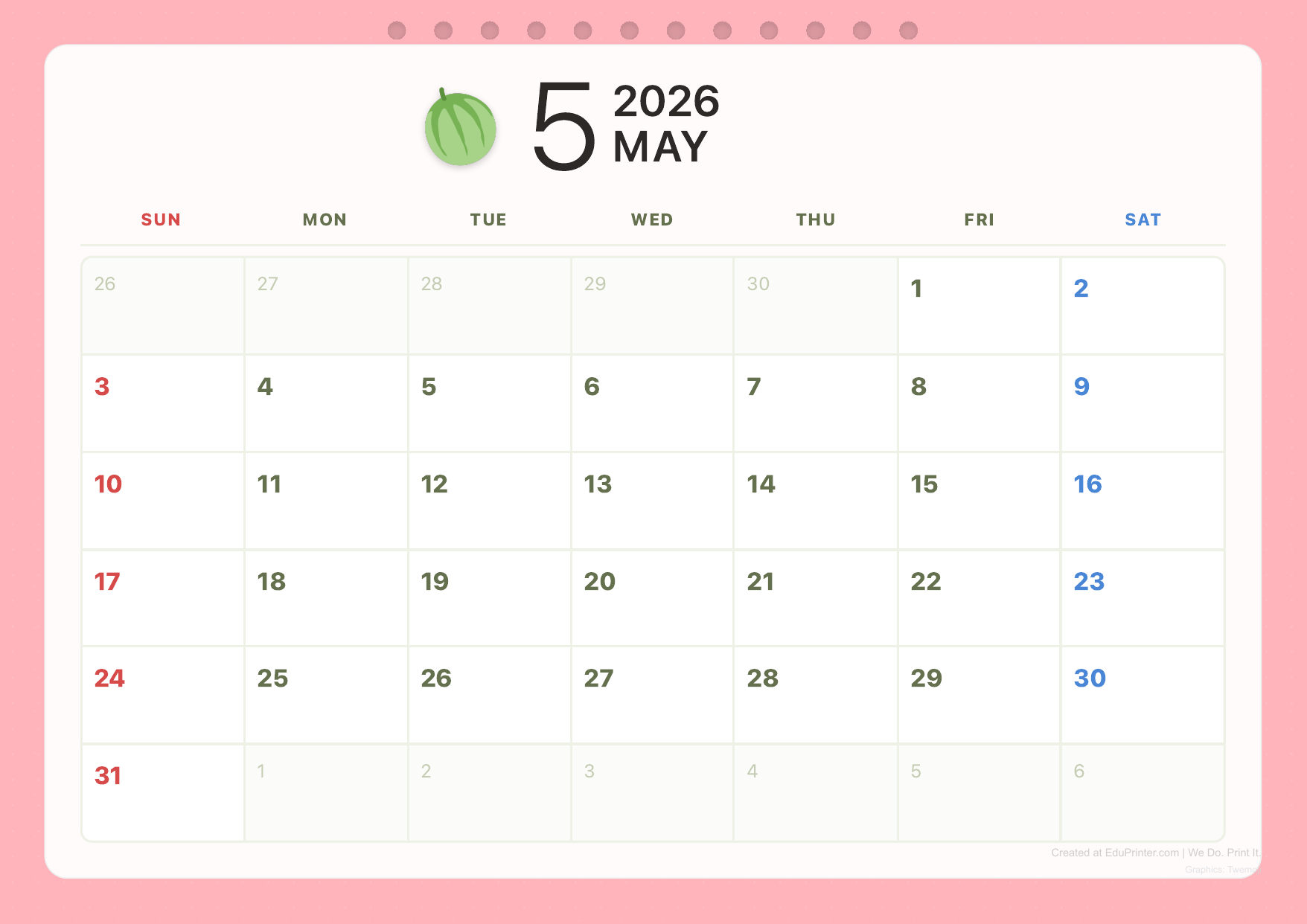 2026 自製創意桌曆：含照片位置與互動貼紙，打造質感書桌配件 - Page 5